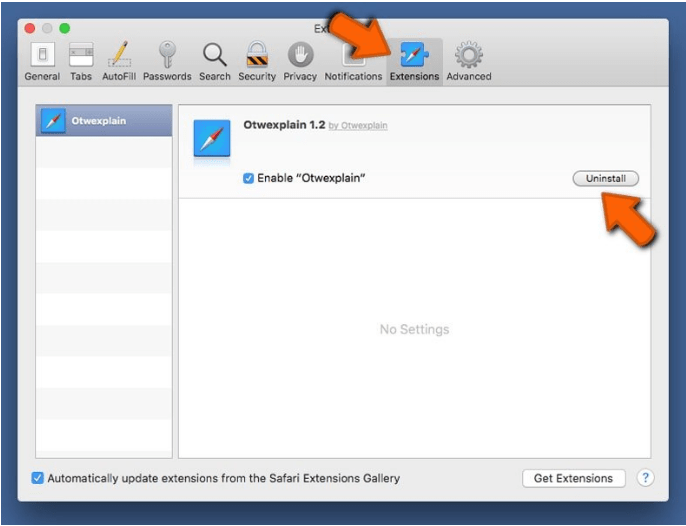 What is the default browser for mac os x